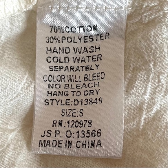 Entro Boho Embroidered Aztec Sleeveless Dress S - Picture 10 of 12